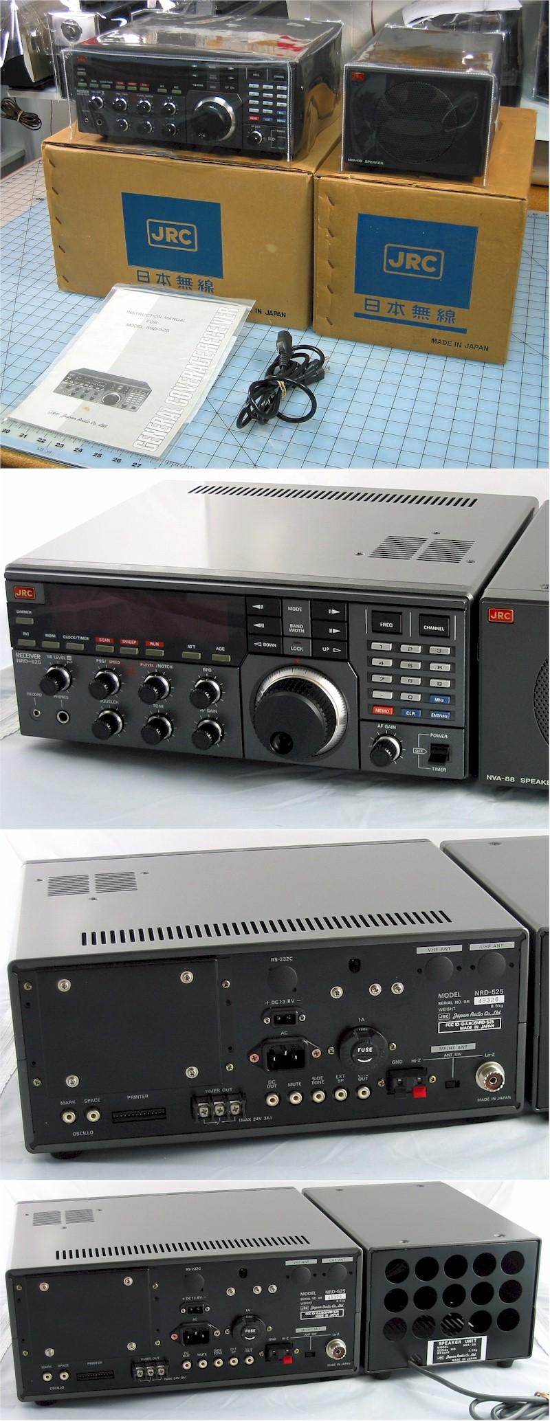 Japan Radio Corp. NRD-525 & NVA-88 (1988)