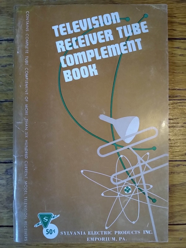 Television Receiver Tube Complement Book