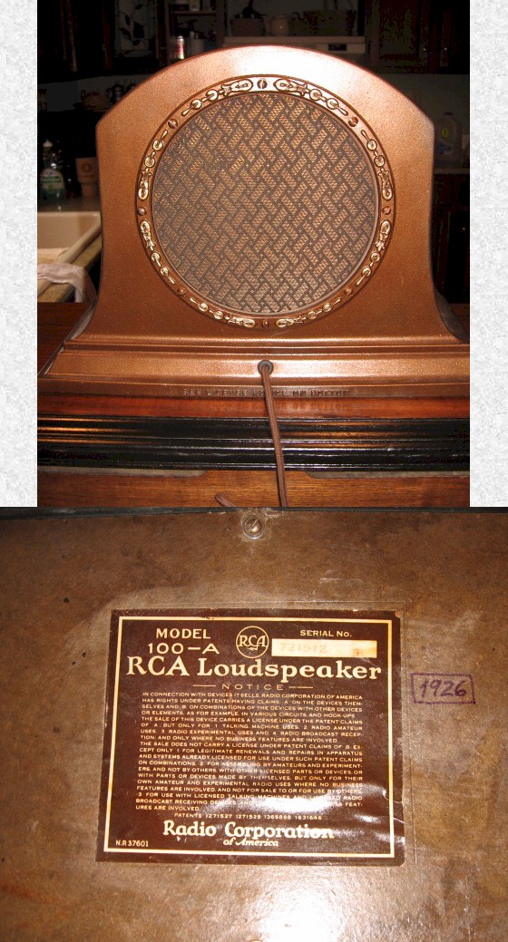 Radiola 100A Metal Speaker