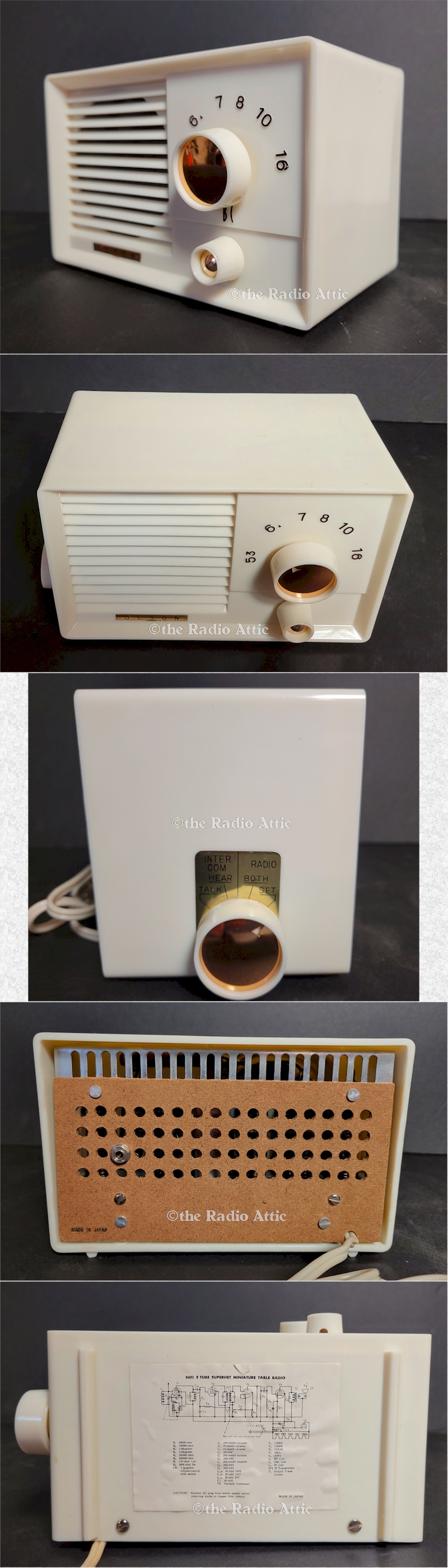 Olson RA-341 Radio/Intercom w/Original Box (1961)