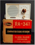 Olson RA-341 Radio/Intercom w/Original Box (1961)
