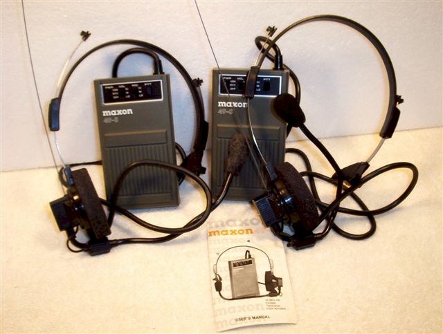 Maxon 49-S FM Transceivers (Set of two)