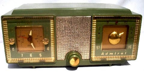 Admiral 5F-38 Clock Radio (1953)