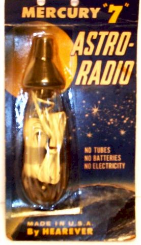Mercury 7 Astro Crystal Radio (1961)