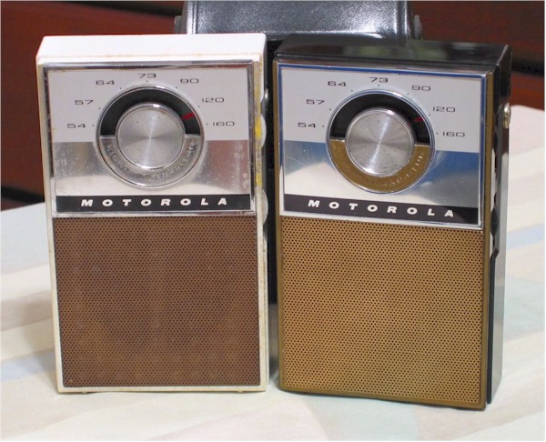 Motorola Pocket Radios (two of 'em!) (1960s)