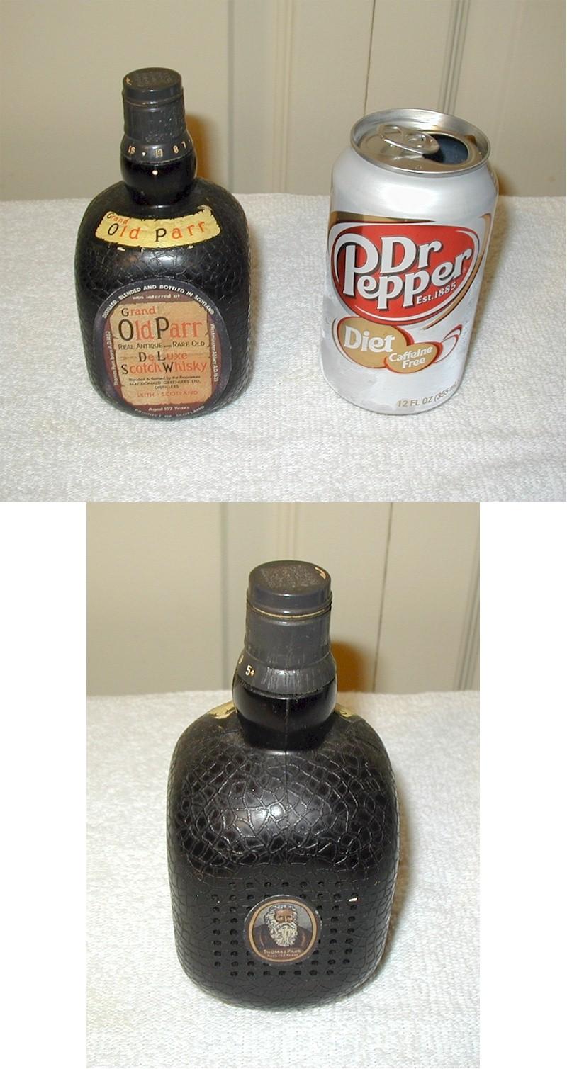 Old Parr Scotch Whisky Bottle Radio