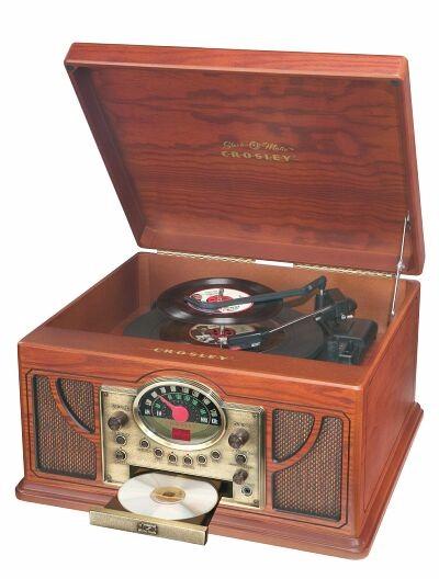 Crosley CR86 "Band Master" Radio/Phono/RP-CD Player