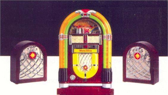 Wurlitzer "Mini Bubbler" Juke Box Radio/CD