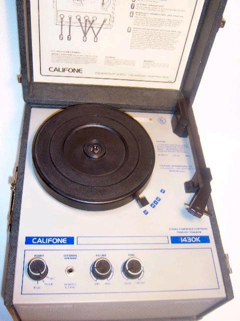 Califone 1430K School Style Four Speed Record Player