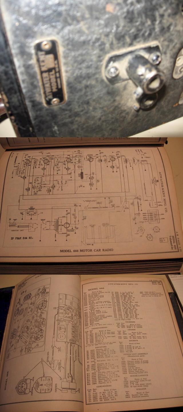 Atwater Kent 666 Motor Car Radio (1934)