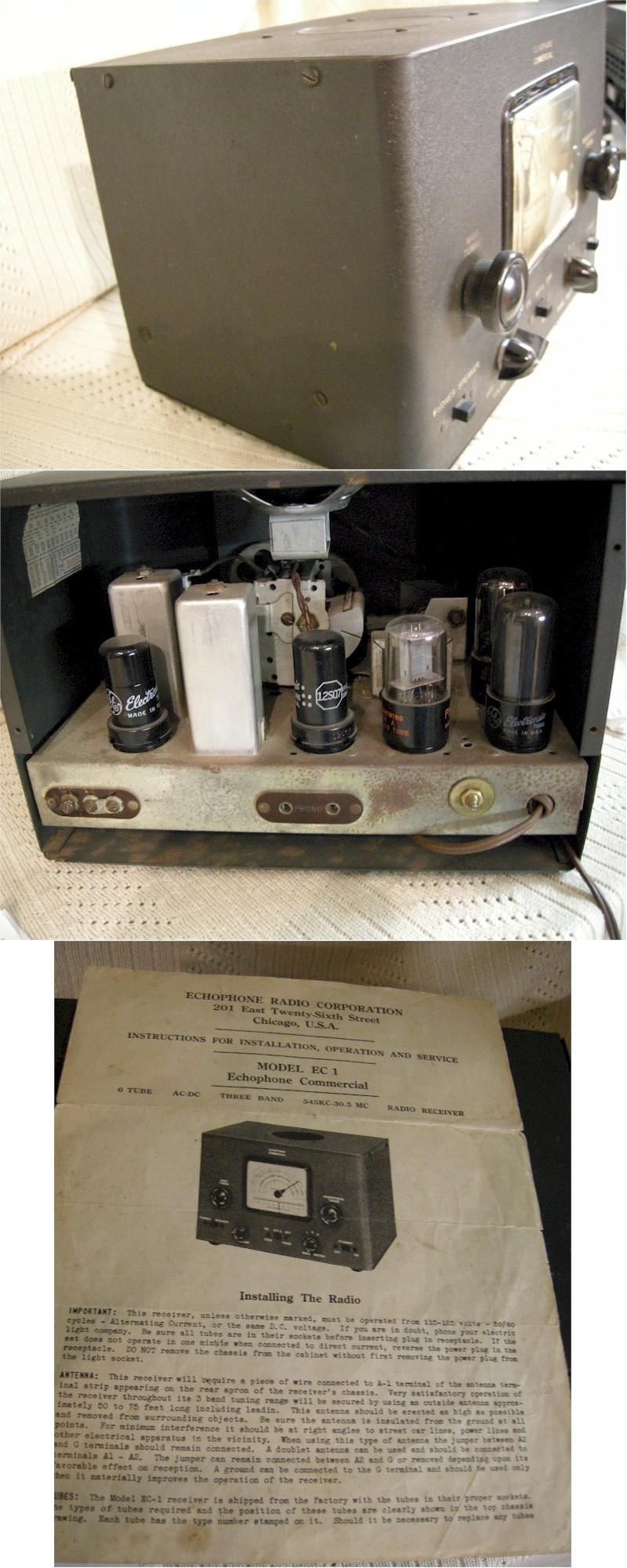 Echophone EC-1 Communications Receiver