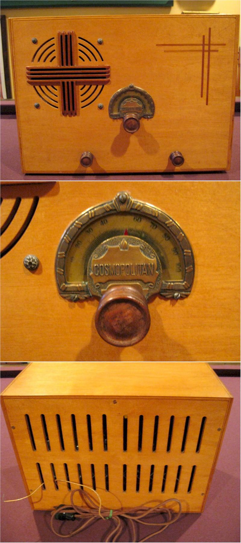 Cosmopolitan Radio (Model/Maker Unknown)