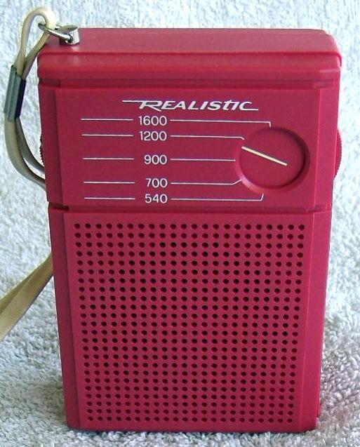 Realistic 12-203 "Flavoradio" Pocket Transistor (1970s)