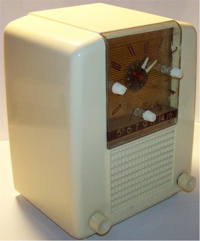 Westinghouse H-398T5 Clock/Radio (1954)