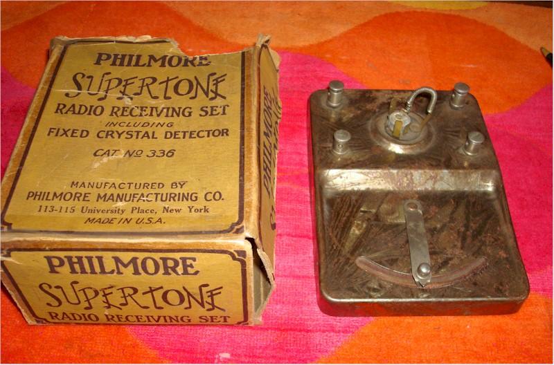 Philmore Supertone Crystal Set w/Box