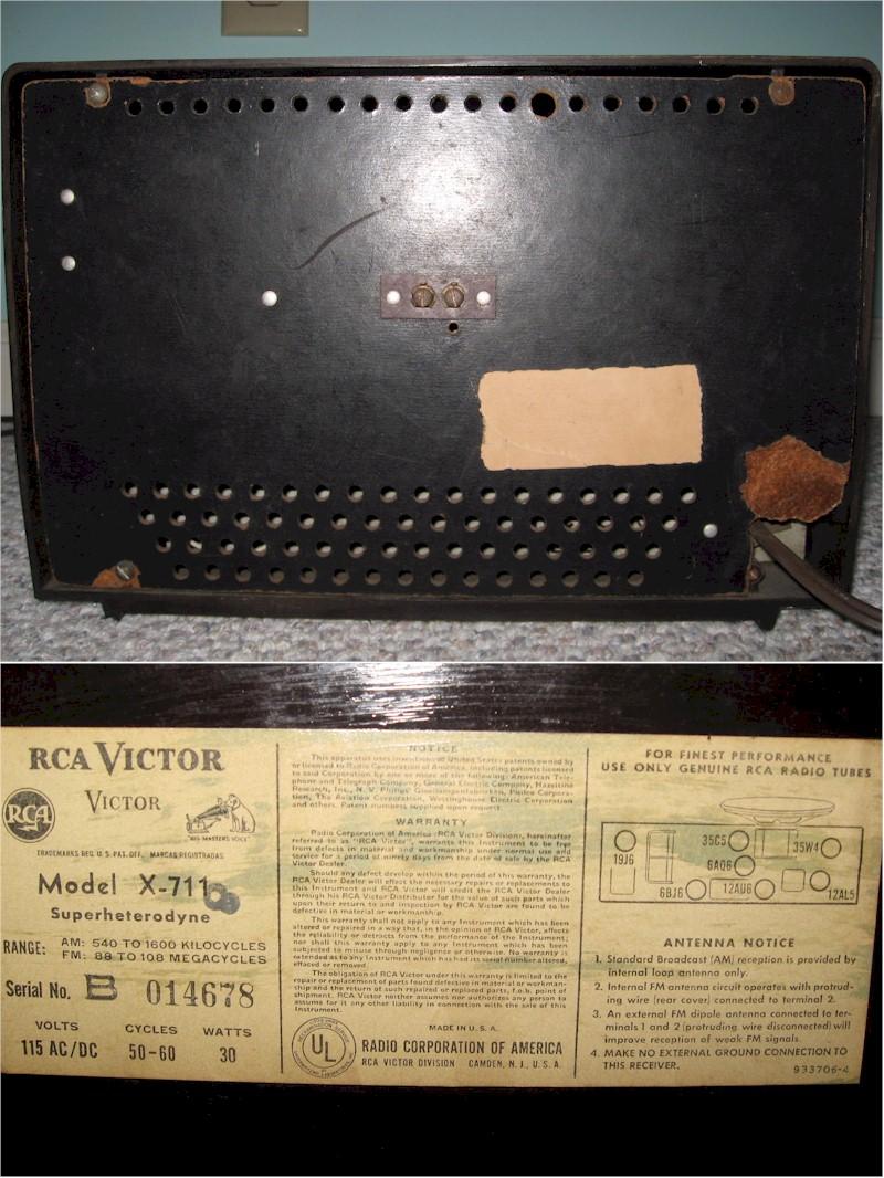 RCA Victor X711 (1951)