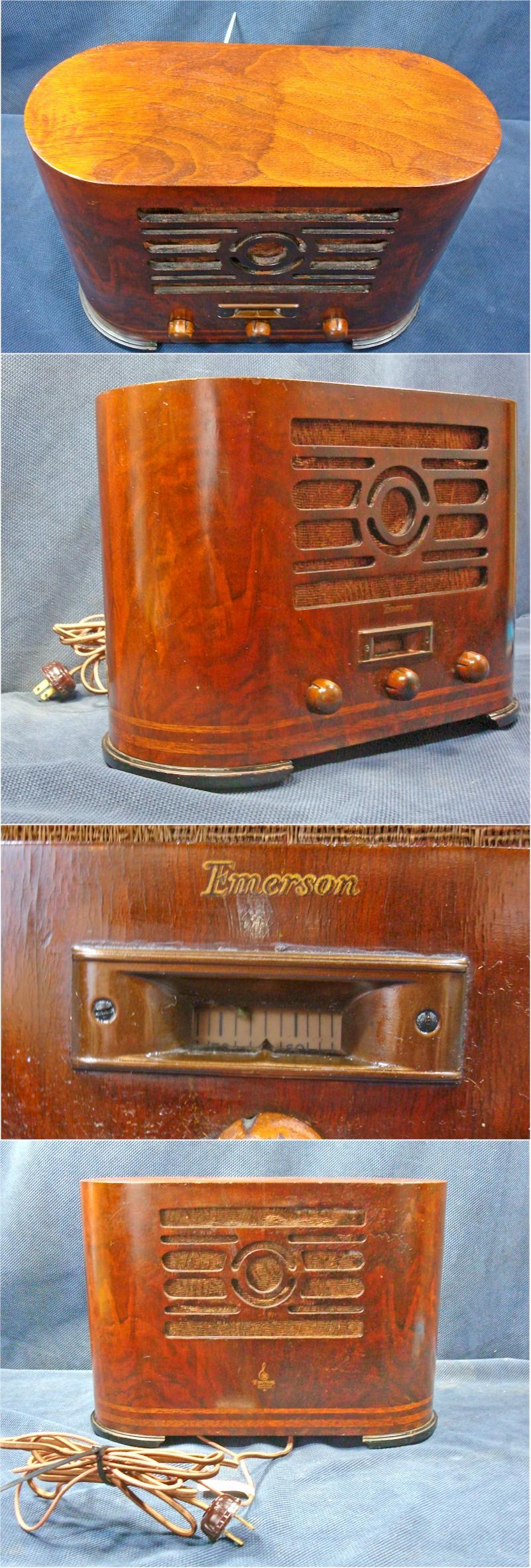 Emerson 106 w/Ingraham Cabinet (1936)