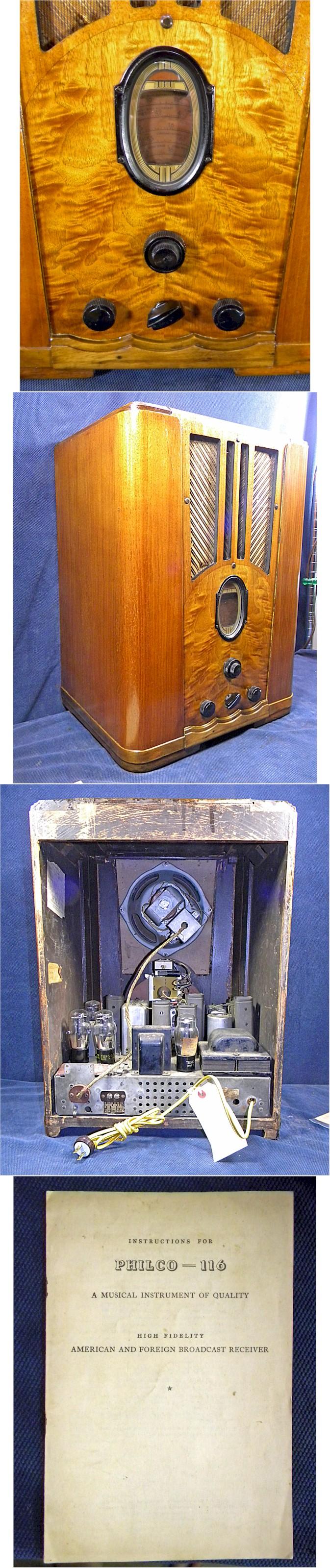 Philco 116B Tombstone (1934)