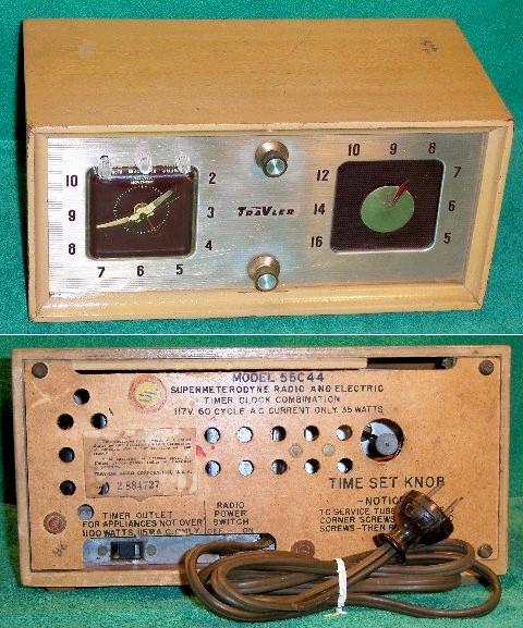 Trav-Ler Clock Radio (1955)