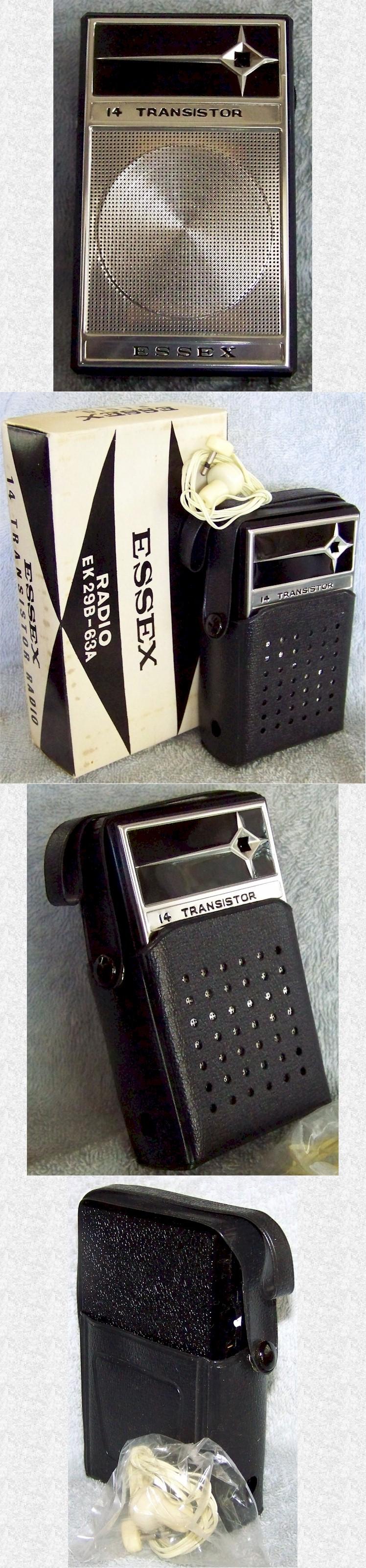 Essex EK29B-63A Pocket Transistor (late 60s)