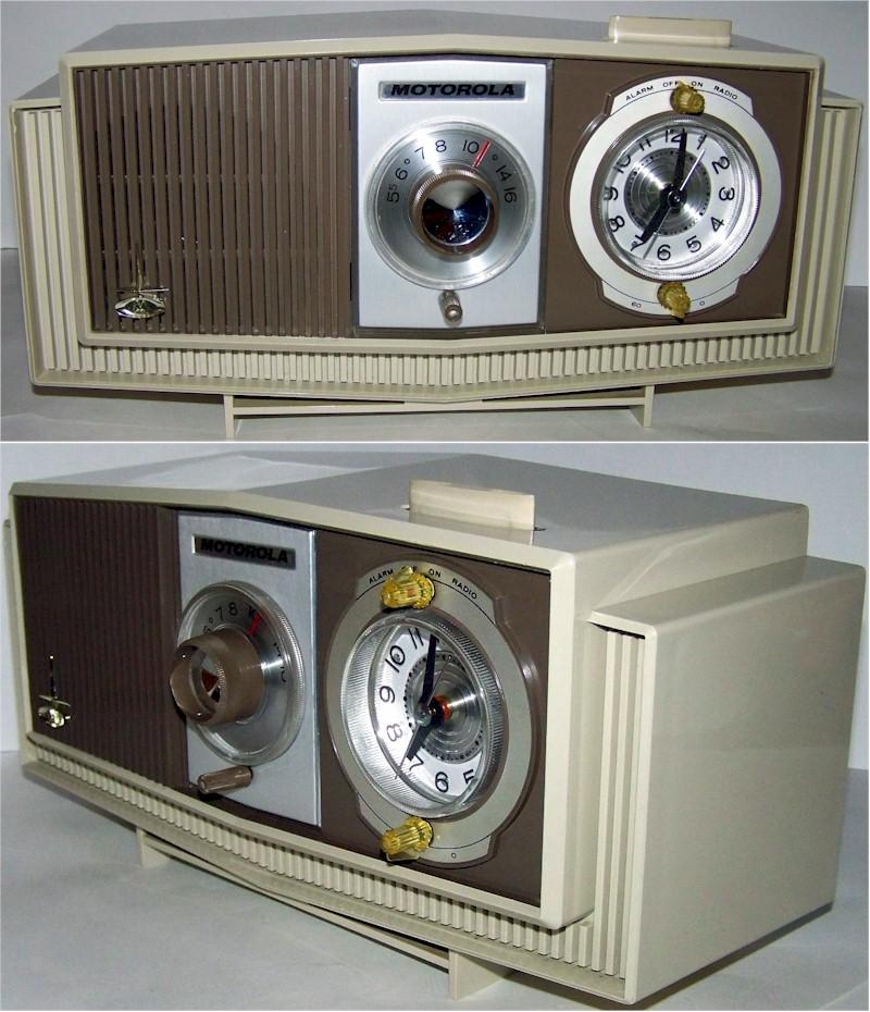 Motorola C4S-146 Clock Radio (early 1960's)