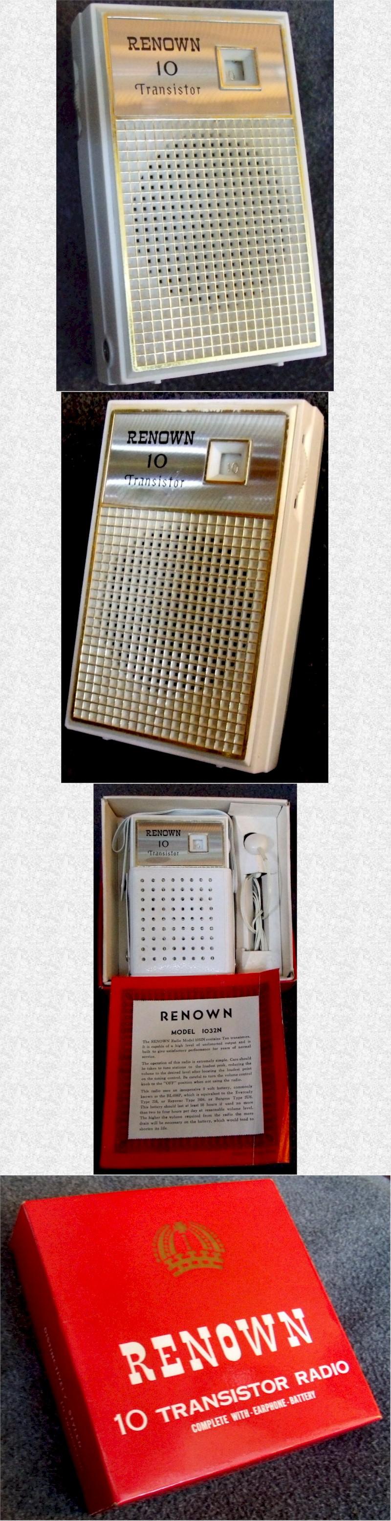 Renown 1032N Ten Transistor (Late 60s)