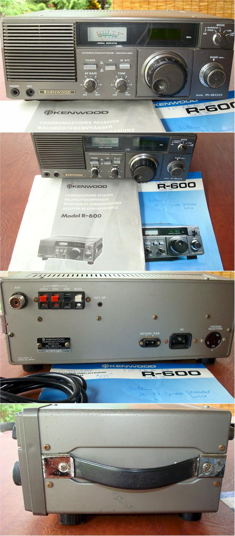 Kenwood R-600 Communications Receiver