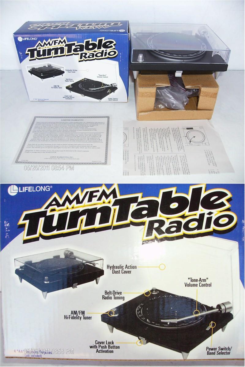 Lifelong "Turntable" AM/FM Radio