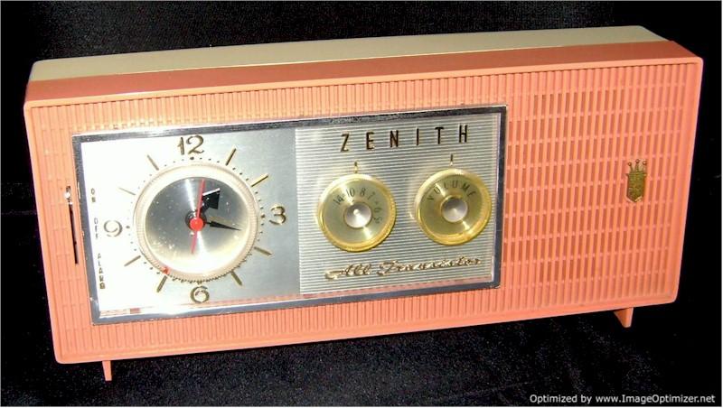 Zenith Royal 850 Clock Radio (1958)