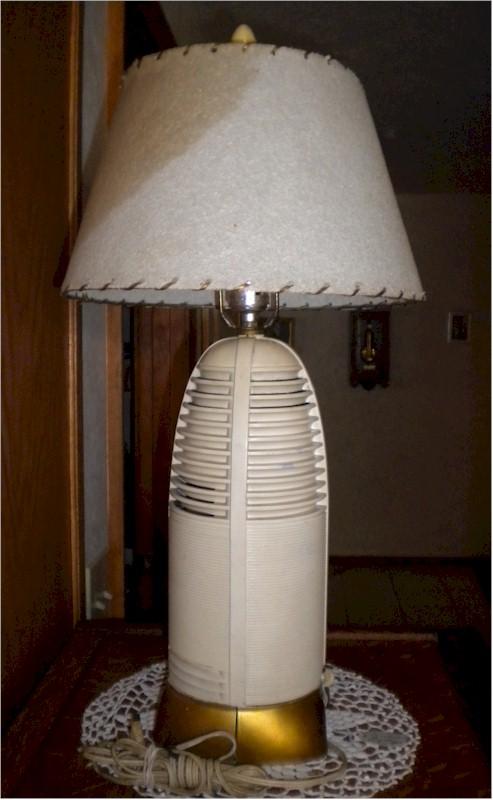 Mitchell 1260 "Lumitone"Table Lamp Radio (1941)