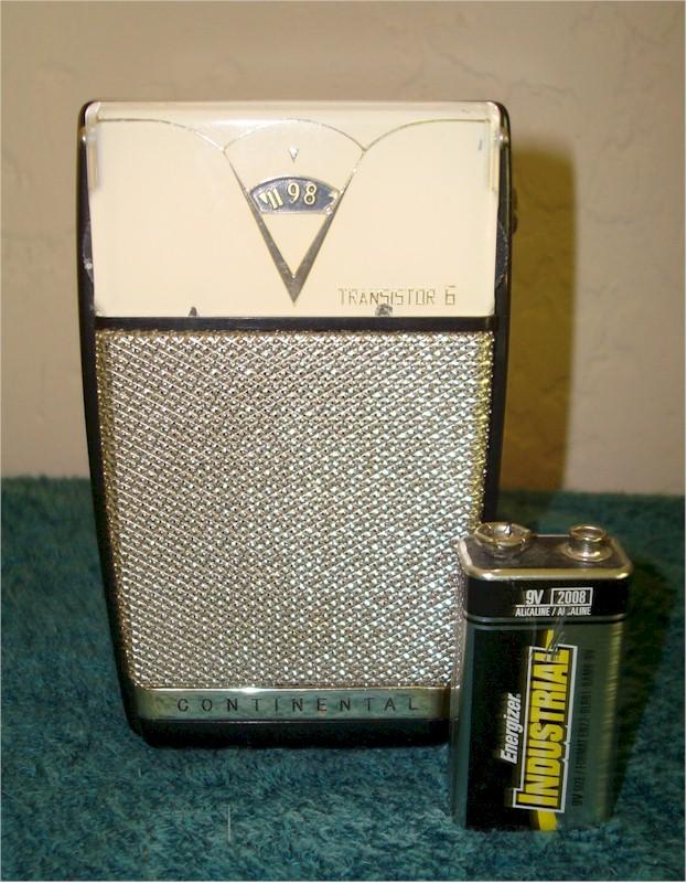 Continental TR622 Pocket Transistor (1962)