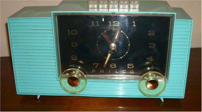 Philco G755-124 Clock Radio (1959)