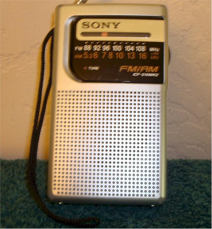 Sony ICF-510MK2 AM/FM Pocket Transistor