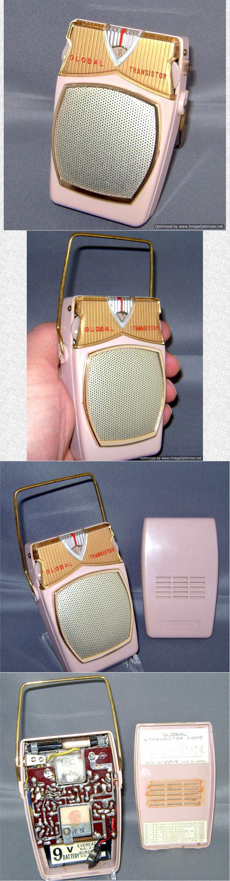 Global GR-711 Pocket Transistor (1959)