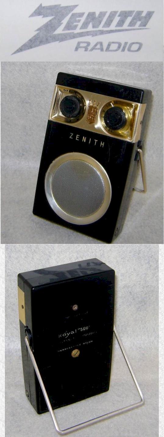 Zenith Royal 500 Transistor (1956)