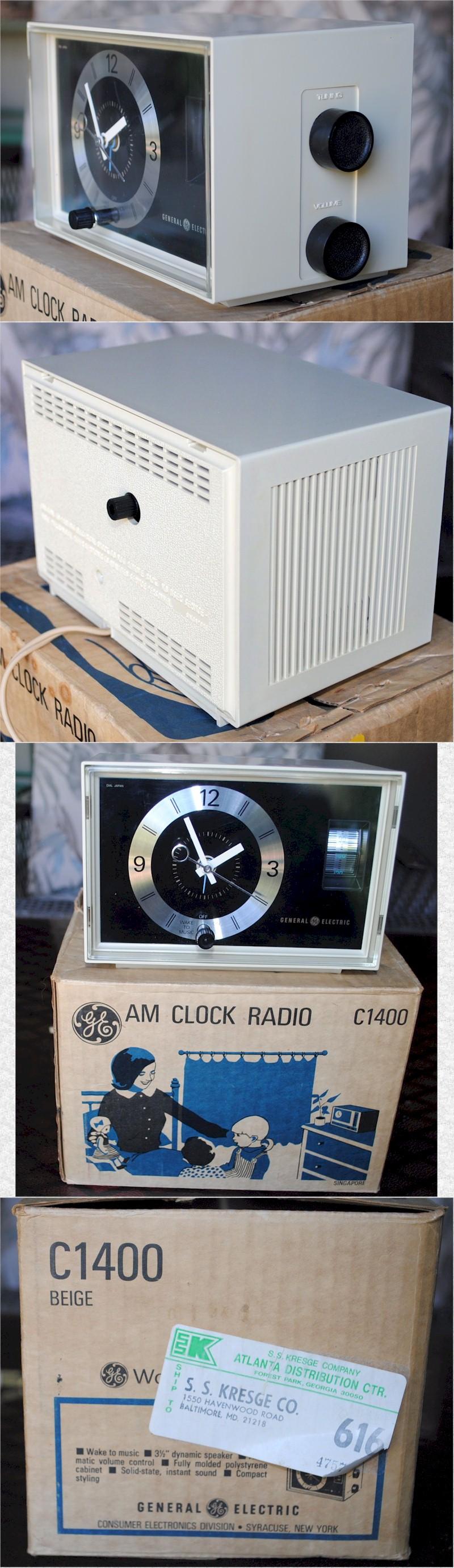 General Electric C1400 Clock Radio