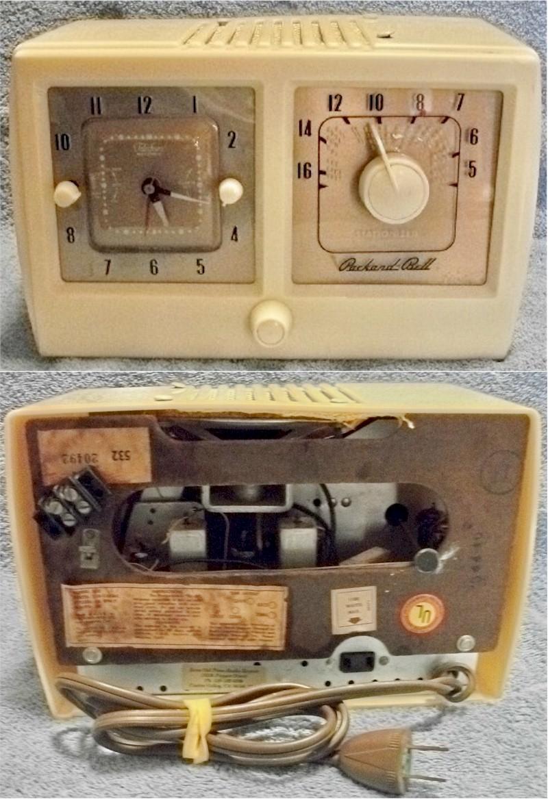 Packard-Bell 532 Clock Radio (1954)