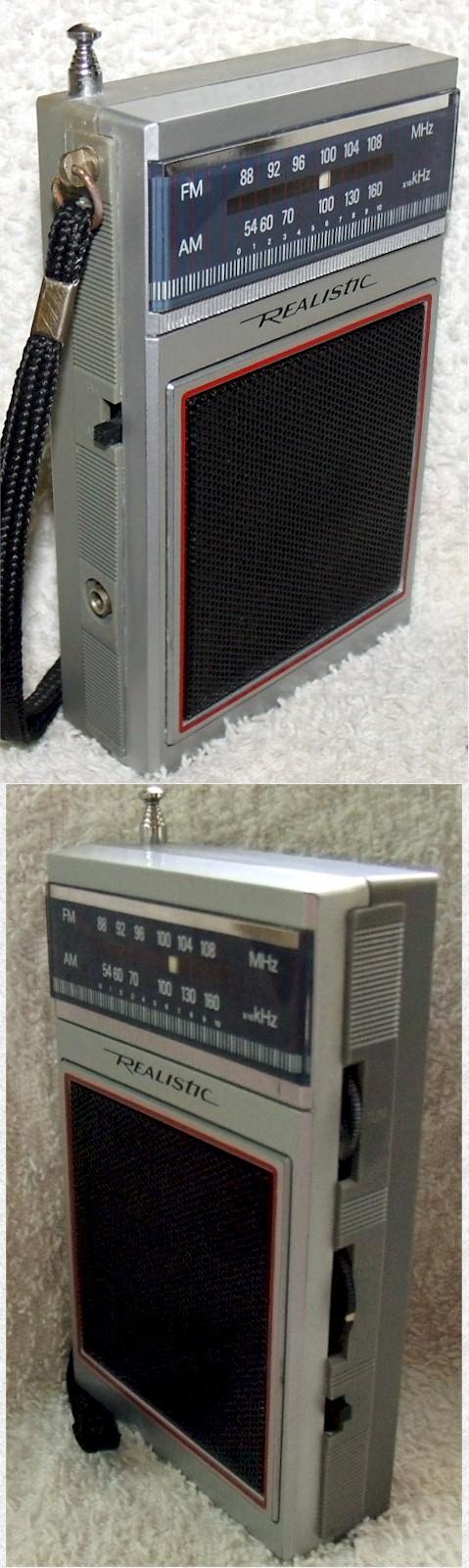 Realistic 12-719 AM/FM Pocket Transistor (late 70s)