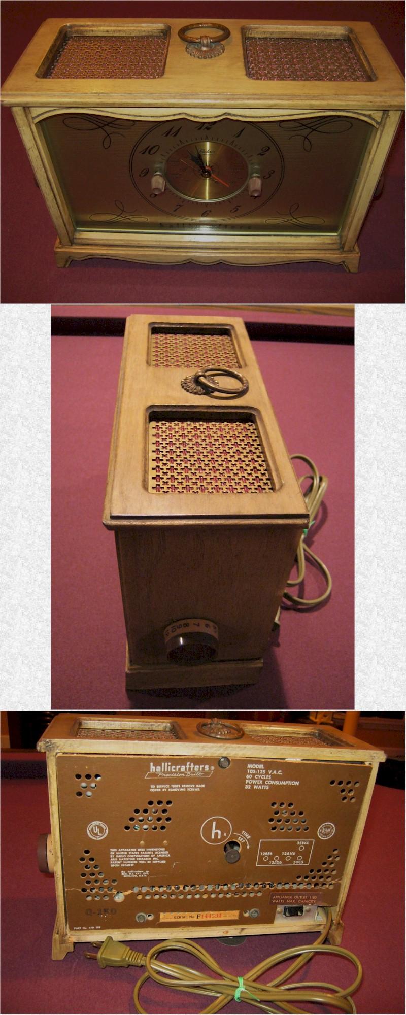 Hallicrafters 51C2 Clock Radio