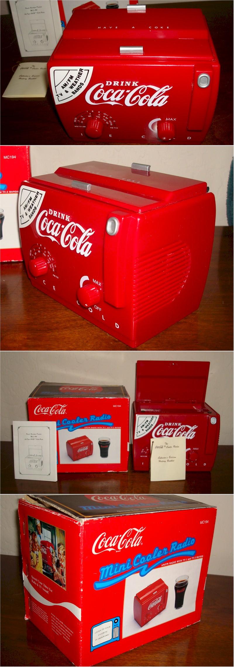 Coca-Cola MC194 Mini Cooler w/Box