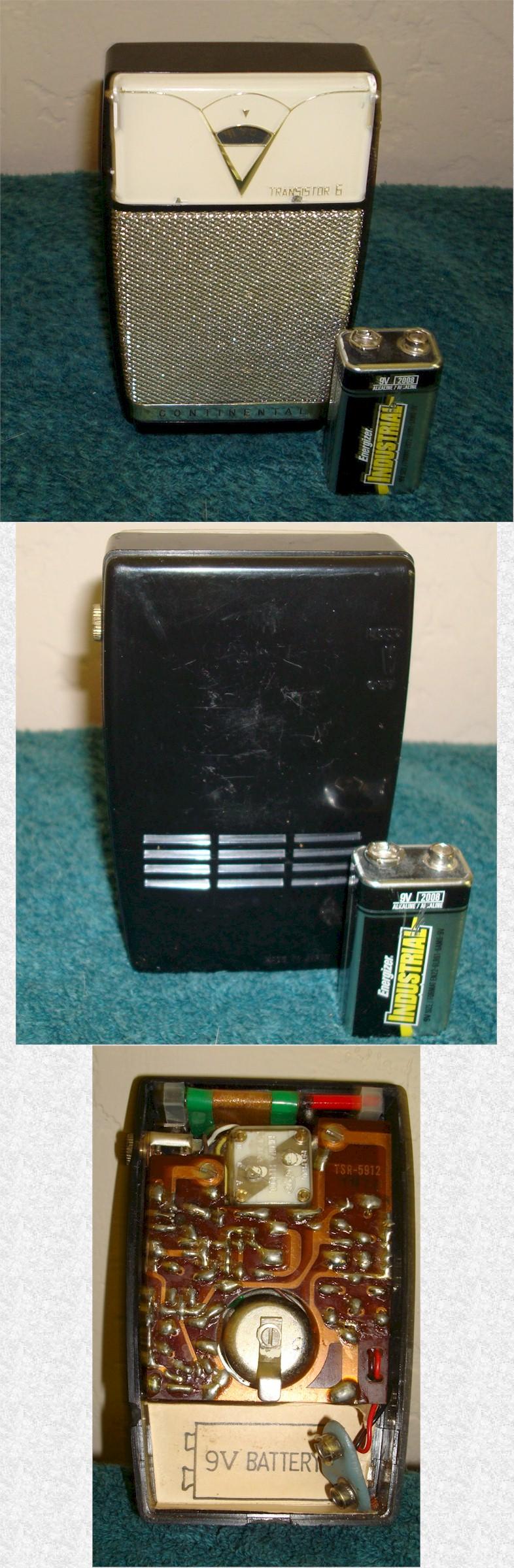 Continental TR622 Pocket Transistor (1962)