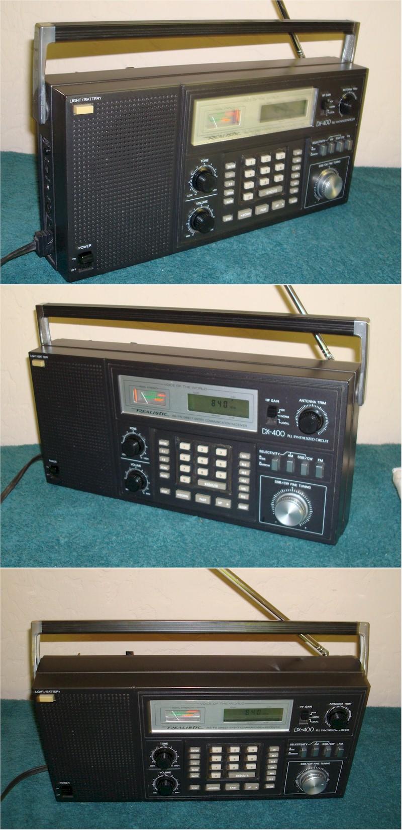 Realistic "DX-400" 20-207 Multi-Band Portable