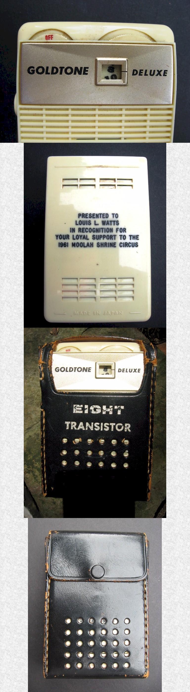 Goldtone Deluxe Pocket Transistor (1960)