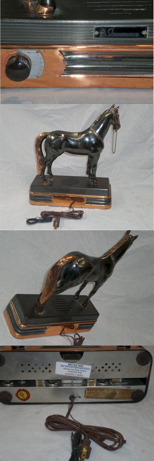 Abbotwares Z477 Bareback Horse Radio (1949)