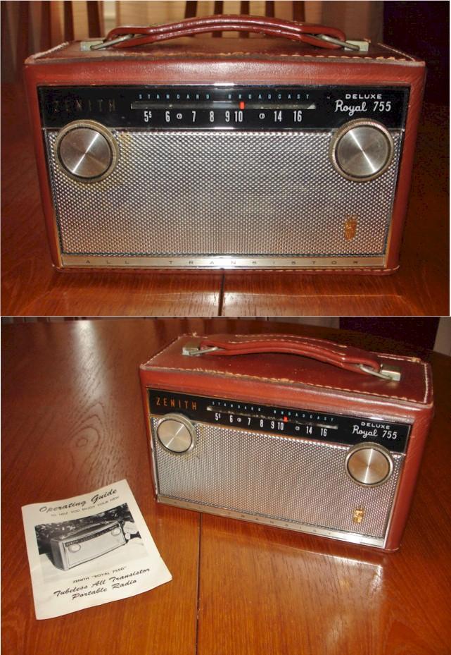 Zenith 755G Transistor Portable (1956)