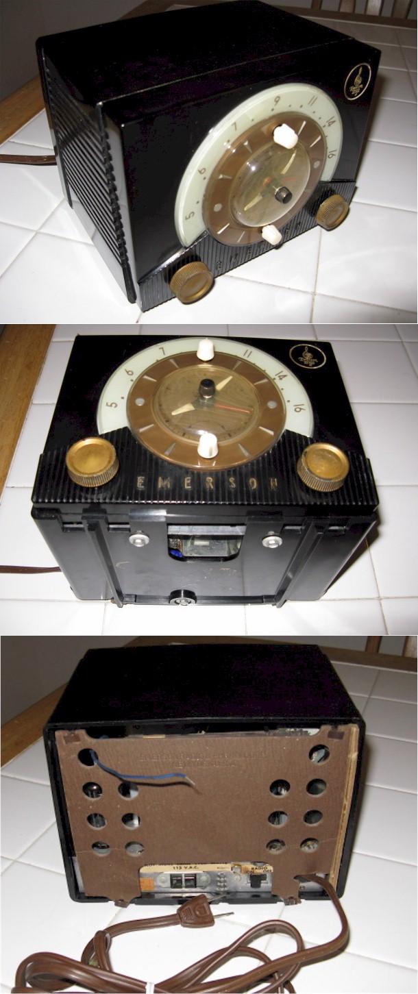 Emerson 724B Clock Radio (1953)