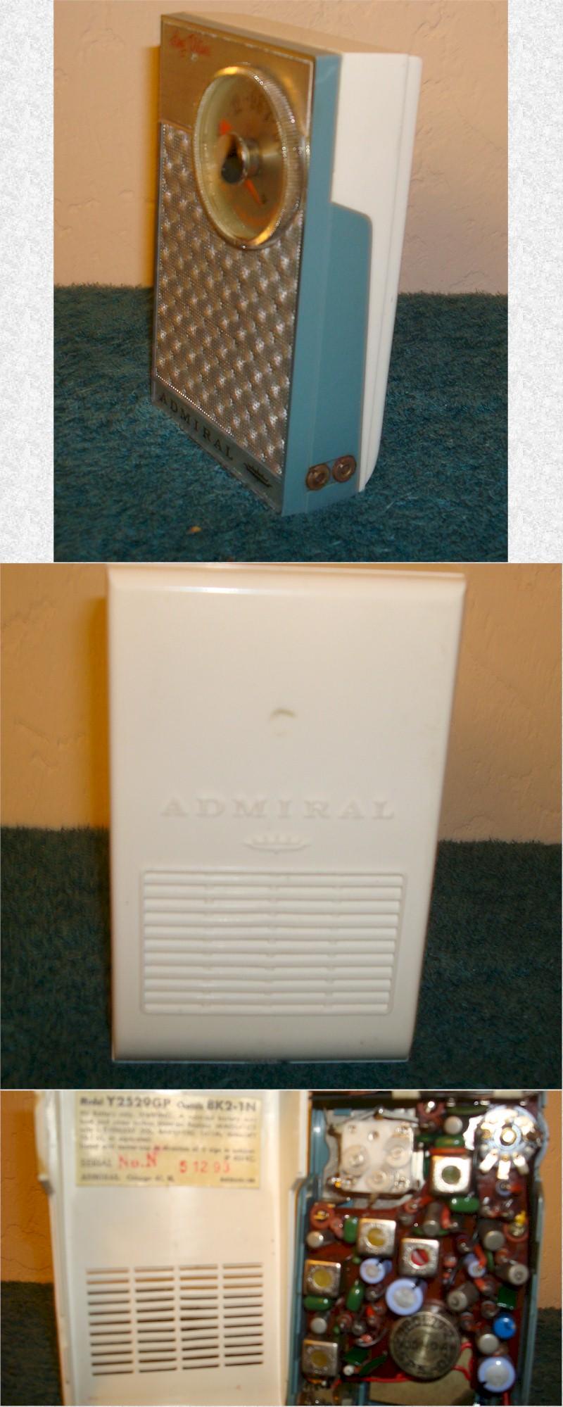 Admiral Y2529GP Pocket Transistor (1963)