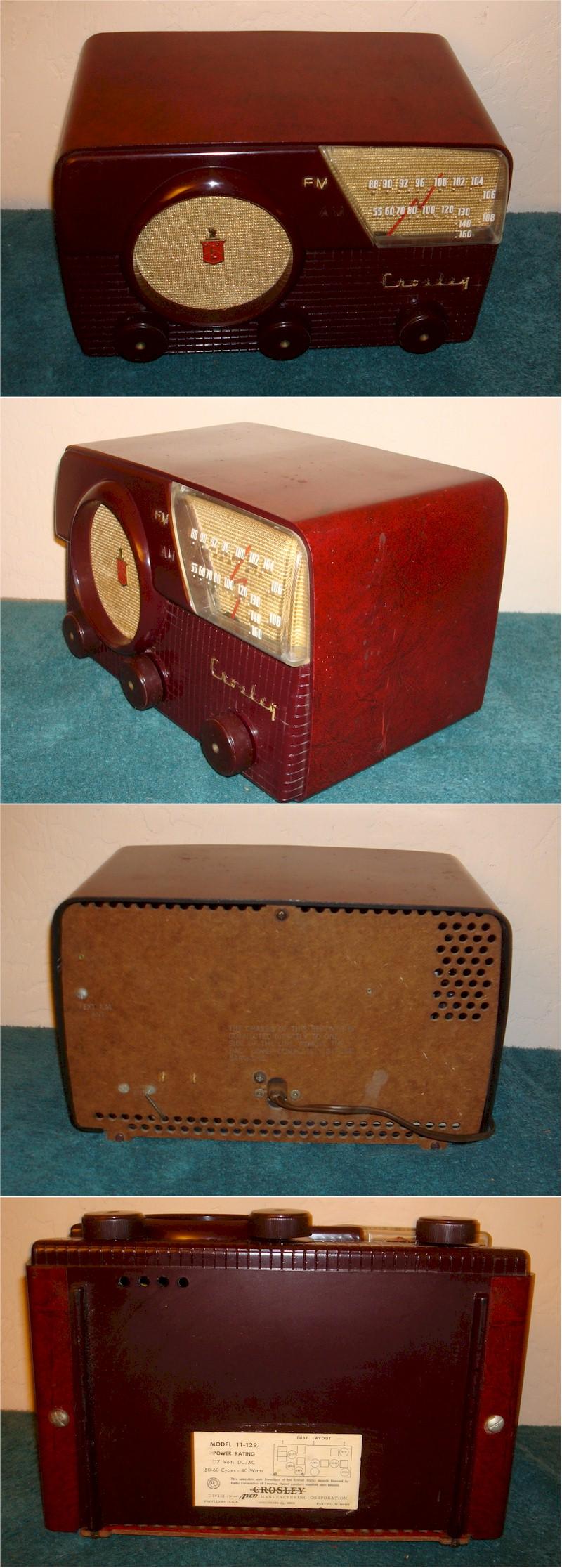 Crosley 11-129 AM/FM (1951)