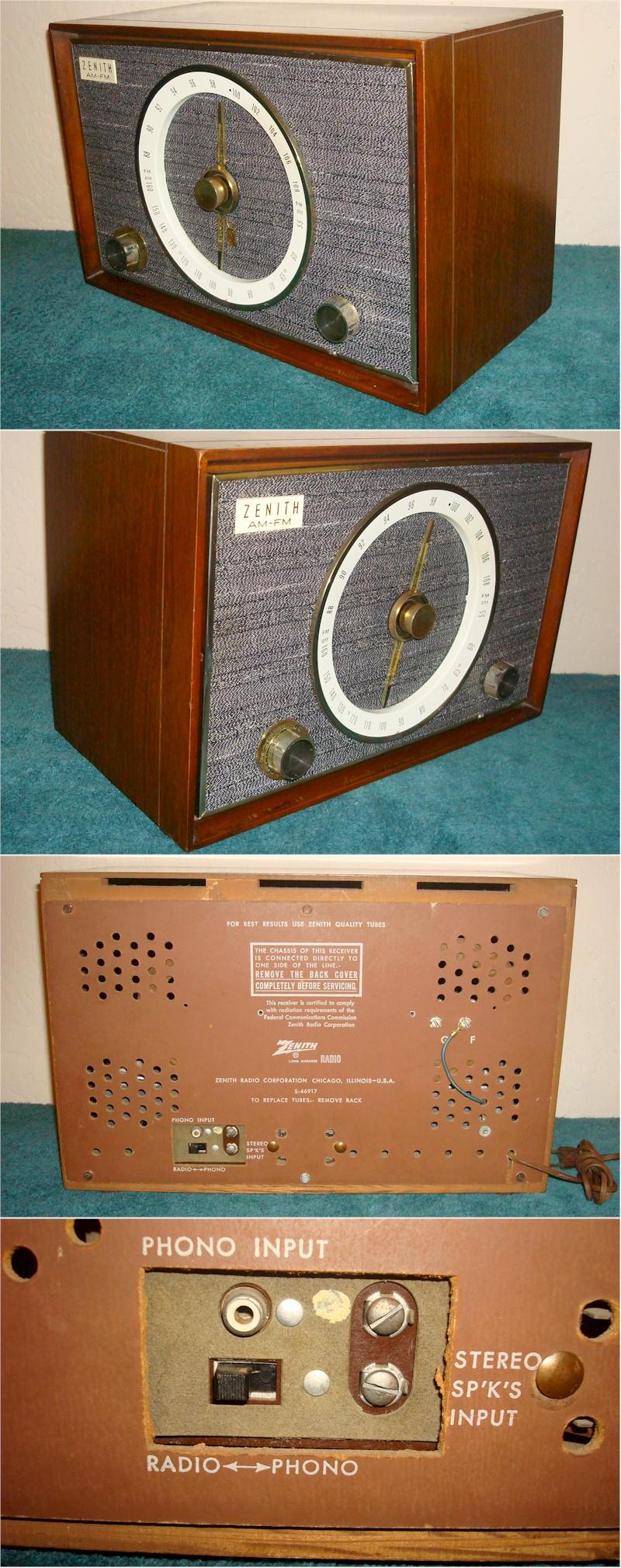 Zenith C835 AM/FM (1956)