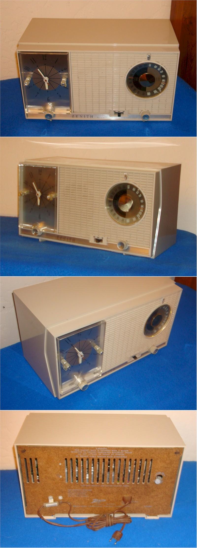 Zenith L727 Clock Radio (1964)